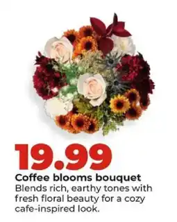 Hy-Vee Coffee blooms bouquet offer