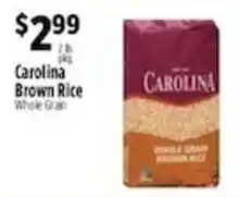 Pioneer Supermarkets Carolina brown rice offer