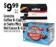 Pioneer Supermarkets Lavazza Coffee K-Cups or Swiss Miss Hot Cocoa K-Cups offer