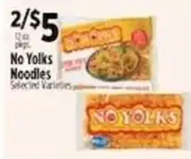 Pioneer Supermarkets No Yolks Noodles offer