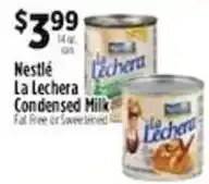 Pioneer Supermarkets Nestlé La Lechera Condensed Milk offer