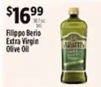 Pioneer Supermarkets Filippo Berio extra virgin olive oil offer