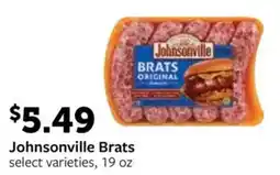Fareway Johnsonville Brats offer