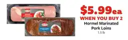 Fareway Hormel Marinated Pork Loins offer