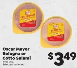 Sentry Oscar Mayer Bologna or Cotto Salami offer
