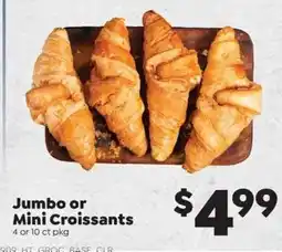 Sentry Jumbo or Mini Croissants offer
