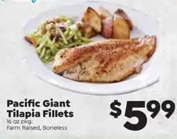Sentry Pacific Giant Tilapia Fillets offer