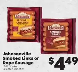 Sentry Johnsonville Smoked Links or Rope Sausage offer