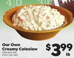Sentry Our Own Creamy Coleslaw offer