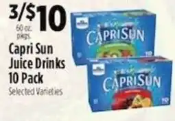 Pioneer Supermarkets Capri Sun Juice Drinks offer