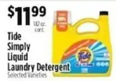 Pioneer Supermarkets Tide Simply Liquid Laundry Detergent offer