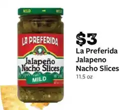 Fareway La Preferida jalapeno nacho slices offer