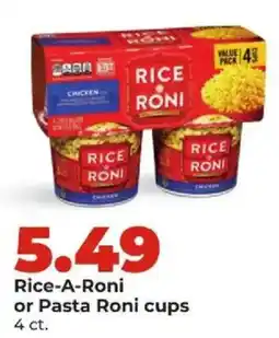 Hy-Vee Rice-A-Roni or Pasta Roni cups offer