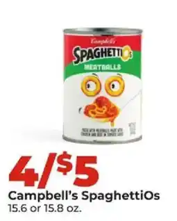 Hy-Vee Campbell's SpaghettiOs offer