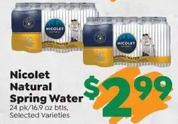 Sentry Nicolet Natural Spring Water offer