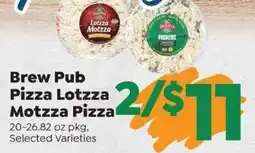 Sentry Brew Pub Pizza Lotzza Motzza Pizza offer