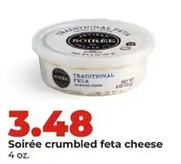 Hy-Vee Soirée crumbled feta cheese offer