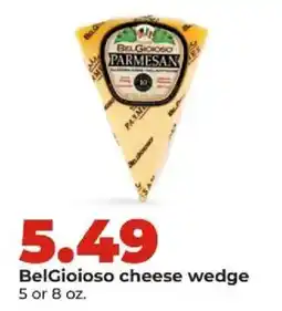 Hy-Vee BelGioioso cheese wedge offer