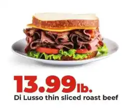 Hy-Vee Di Lusso thin sliced roast beef offer