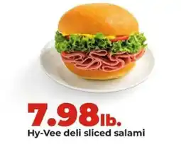 Hy-Vee Hy-Vee deli sliced salami offer