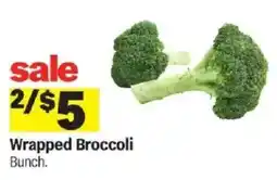 Meijer Wrapped Broccoli Bunch offer