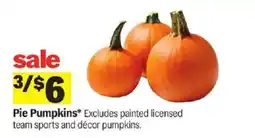 Meijer Pie Pumpkins offer