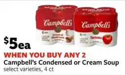 Fareway Campbell's Condensed or Cream Soup offer