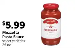 Fareway Mezzetta Pasta Sauce offer