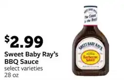 Fareway Sweet Baby Ray's BBQ Sauce offer