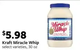 Fareway Kraft miracle whip offer