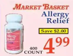 Market Basket Market Basket Allergy Relief offer