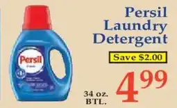 Market Basket Persil laundry detergent offer