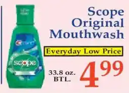 Market Basket Scope Original Mouthwash offer