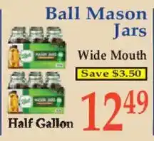 Market Basket Ball Mason Jars offer