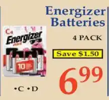 Market Basket Energizer Batteries offer