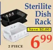 Market Basket Sterilite Dish Rack offer
