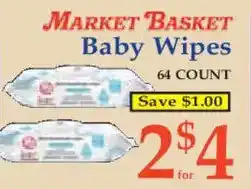 Market Basket Market Basket baby wipes offer