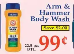 Market Basket Arm & Hammer Body Wash offer