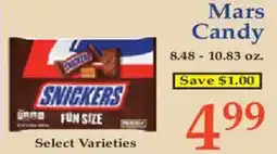 Market Basket Mars Candy offer
