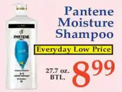 Market Basket Pantene moisture shampoo offer