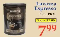 Market Basket Lavazza espresso offer