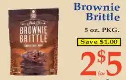 Market Basket Brownie Brittle offer