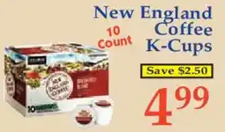 Market Basket New England Coffee K-Cups offer