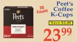 Market Basket Peet's Coffee K-Cups offer