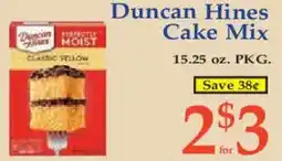 Market Basket Duncan Hines cake mix offer