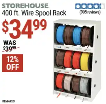 Storehouse 400 ft. Wire Spool Rack