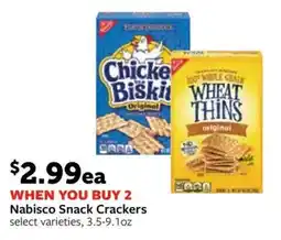 Fareway Nabisco Snack Crackers offer