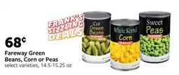 Fareway Fareway Green Beans, Corn or Peas offer
