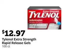 Fareway Tylenol extra strength rapid release gels offer