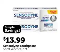 Fareway Sensodyne Toothpaste offer
